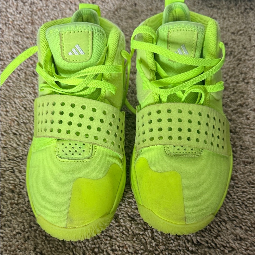 Adidas Kids Neon Green Sneakers